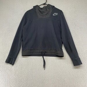 Nike Hoodie Womens Medium Sweatshirt Advance 15 Tech Sweater Cowl Neck